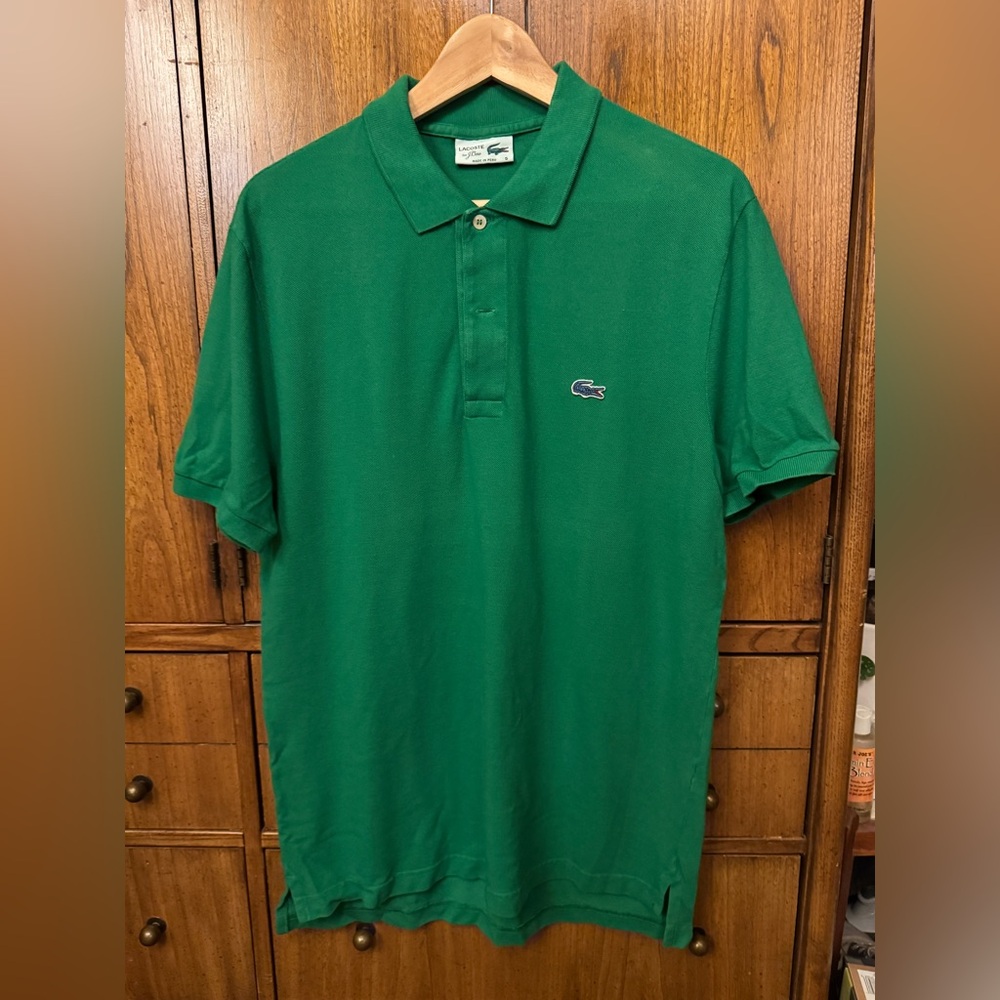 Lacoste for J. Crew Green Polo